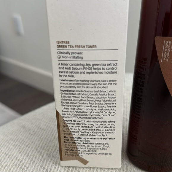 Isntree Green Tea Fresh Toner - Picture 3 of 9